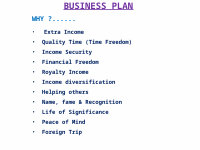 Page 1: Amway Business Plan